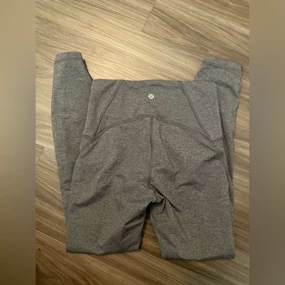 Lululemon Train Times 7/8 Pant *25" Heathered Black size 6 - Picture 3 of 10